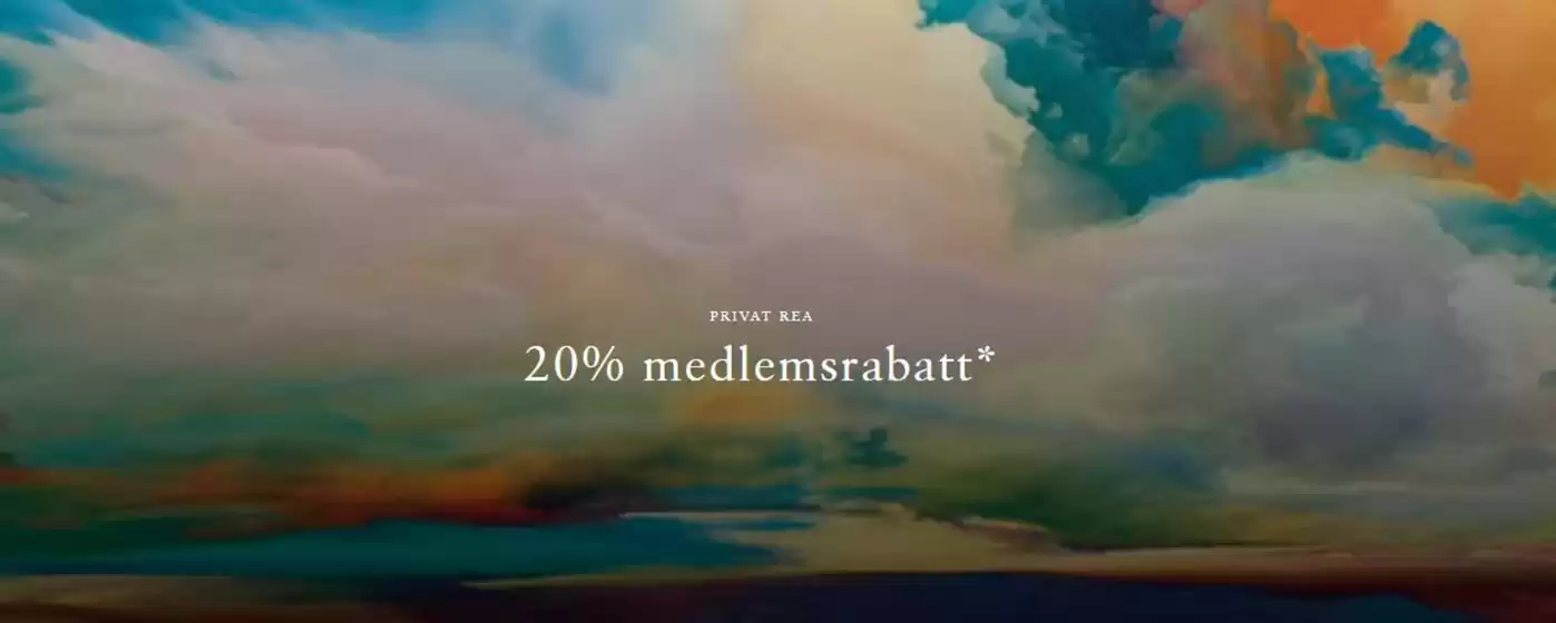 20% medlemsrabatt!