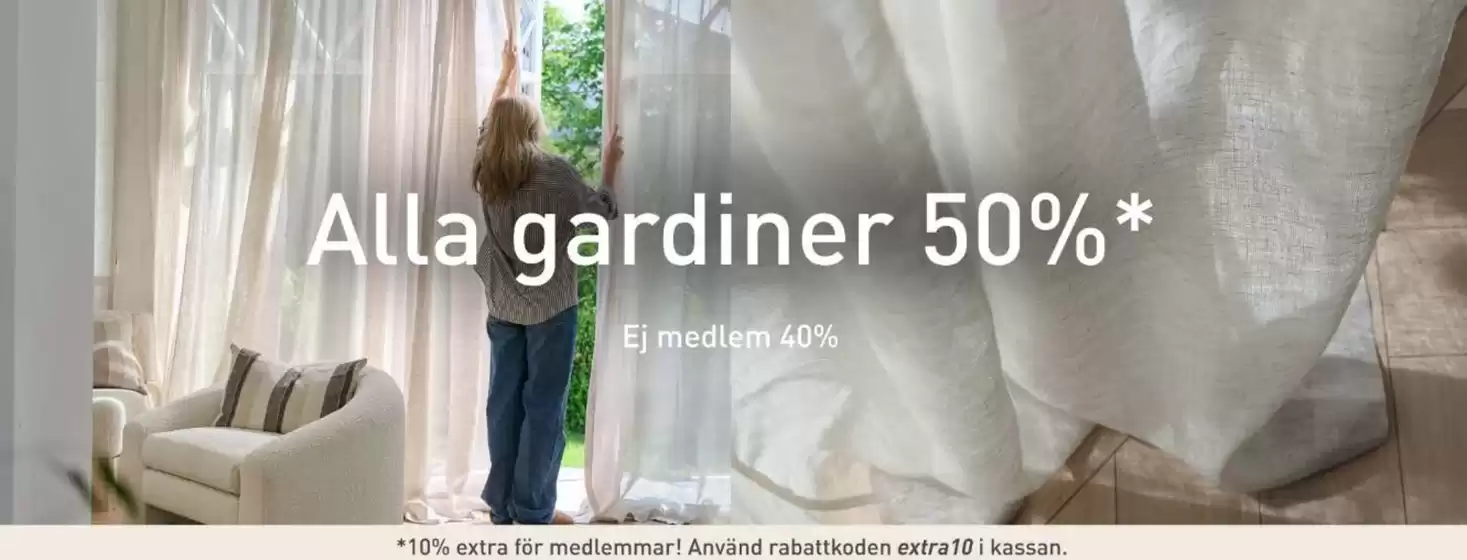 Upp till 50%!