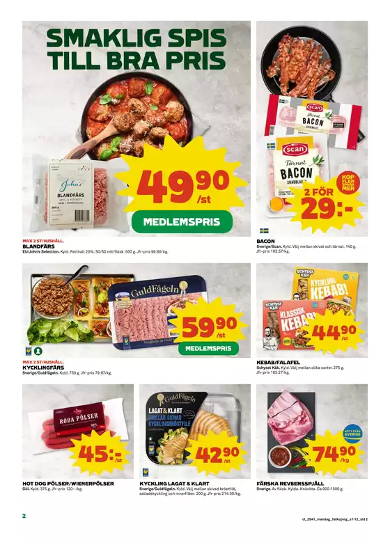 Attraktiva specialerbjudanden för alla