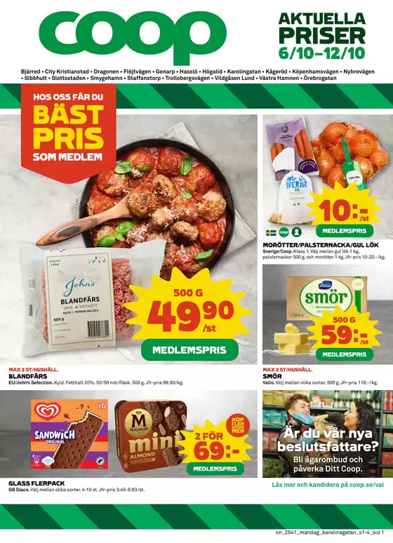 Coop-katalog i Edsbyn | Top-erbjudanden för alla fyndjägare | 2025-10-06T00:00:00.000Z - 2025-10-12T00:00:00.000Z