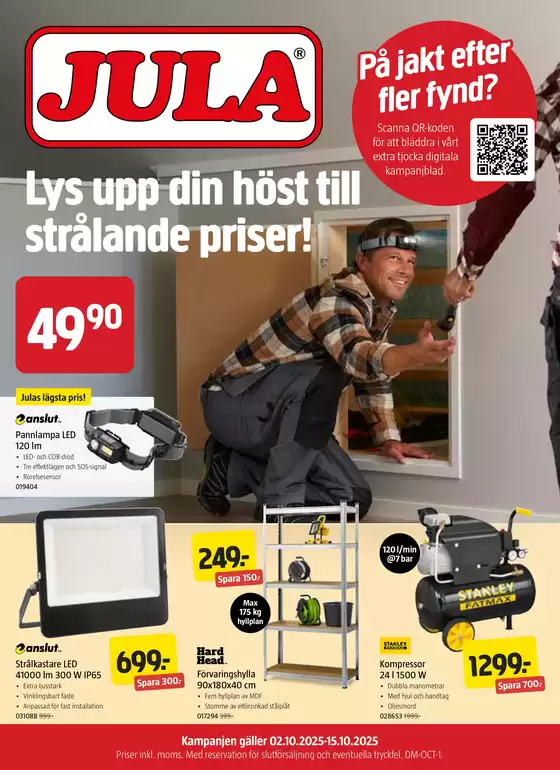 Jula-katalog i Timrå | kampanjbladet Jula | 2025-10-02T00:00:00.000Z - 2025-10-15T00:00:00.000Z