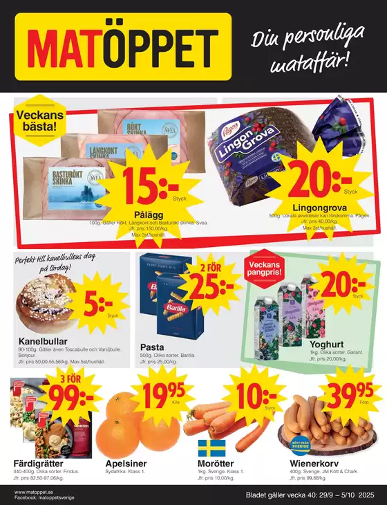 Matöppet-katalog i Harads | Kampanjpriser! | 2025-10-02T00:00:00.000Z - 2025-10-05T00:00:00.000Z
