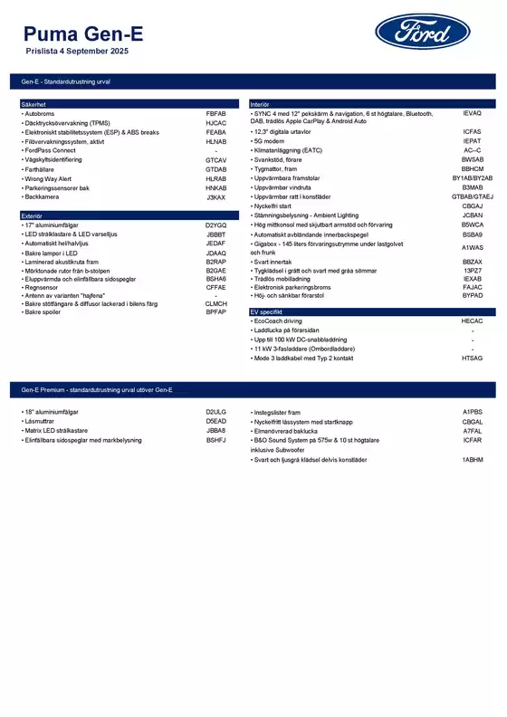 Ford reklamblad