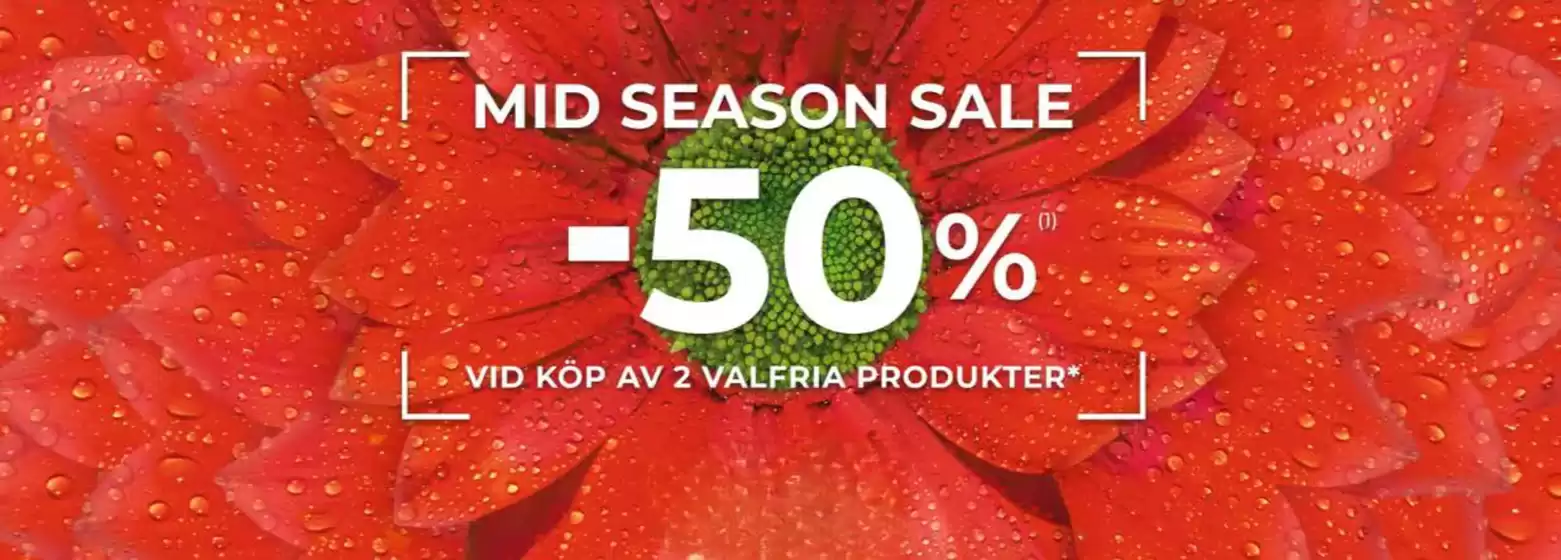 Mid season sale -50%!