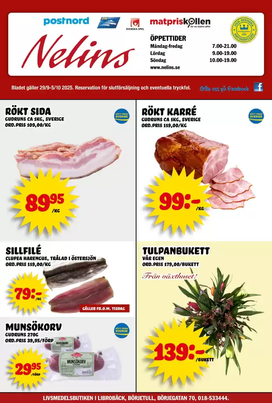 Nelins Erbjudanden