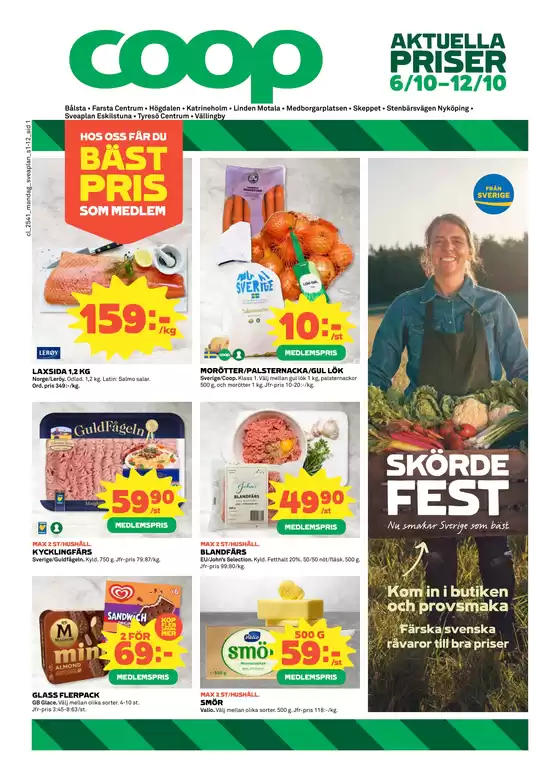 Coop-katalog i Helsingborg | Top-deals för alla kunder | 2025-10-06T00:00:00.000Z - 2025-10-12T00:00:00.000Z