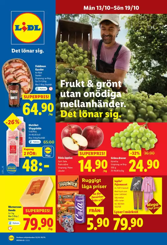 Lidl-katalog i Henån | Våra bästa fynd | 2025-10-13T00:00:00.000Z - 2025-10-19T00:00:00.000Z