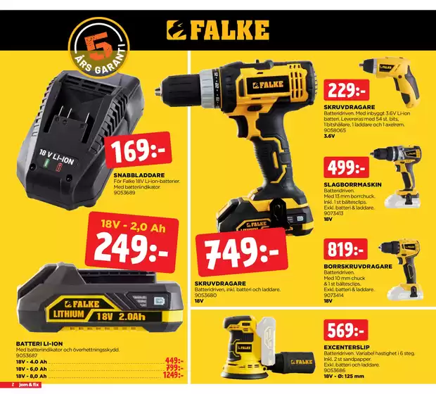 Jem&Fix reklamblad