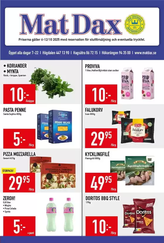 Matdax reklambad