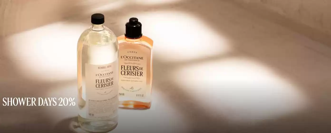 L'Occitane-katalog i Vansbro | Shower days 20%! | 2025-10-08T00:00:00.000Z - 2025-10-23T00:00:00.000Z