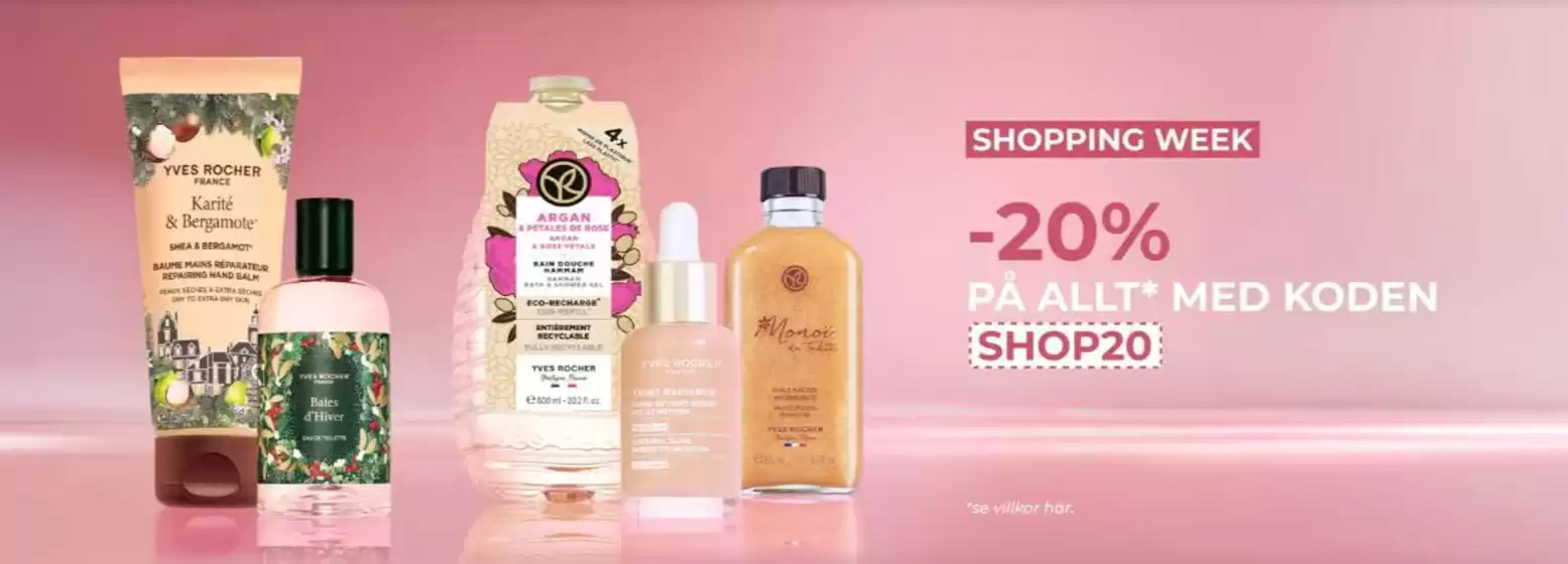Yves Rocher-katalog i Vansbro | -20% på allt! | 2025-10-08T00:00:00.000Z - 2025-10-23T00:00:00.000Z
