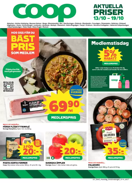 Coop-katalog i Kista | Våra bästa erbjudanden för dig | 2025-10-13T00:00:00.000Z - 2025-10-19T00:00:00.000Z