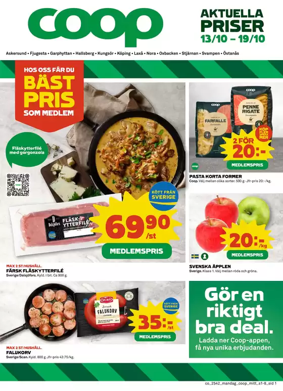 Coop-katalog i Kista | Rabatter och kampanjer | 2025-10-13T00:00:00.000Z - 2025-10-19T00:00:00.000Z