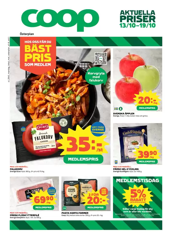 Coop-katalog i Kista | Fantastiskt erbjudande för alla kunder | 2025-10-13T00:00:00.000Z - 2025-10-19T00:00:00.000Z