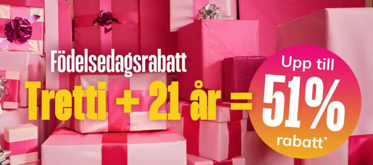 Upp till 51% rabatt!