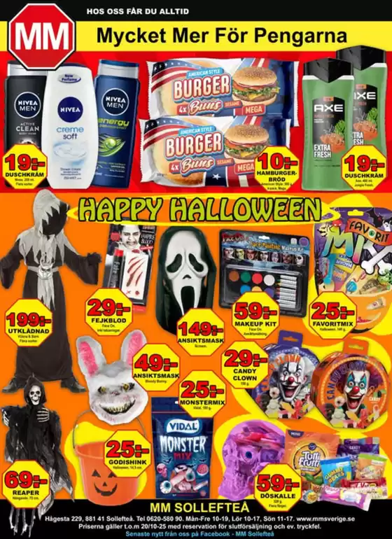 Mycket Mer-katalog i Anderstorp | Happy Halloween! | 2025-10-09T00:00:00.000Z - 2025-10-20T00:00:00.000Z