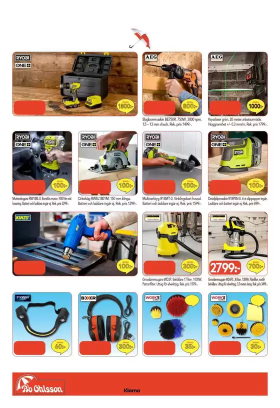 Bo Ohlsson reklamblad