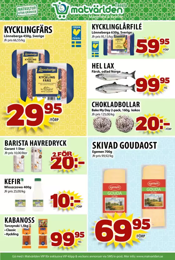 Veckans erbjudanden Tensta! 