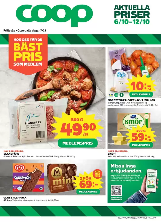 Coop Konsum-katalog i Nordmaling | Coop Konsum reklamblad | 2025-10-12T00:00:00.000Z - 2025-10-26T00:00:00.000Z