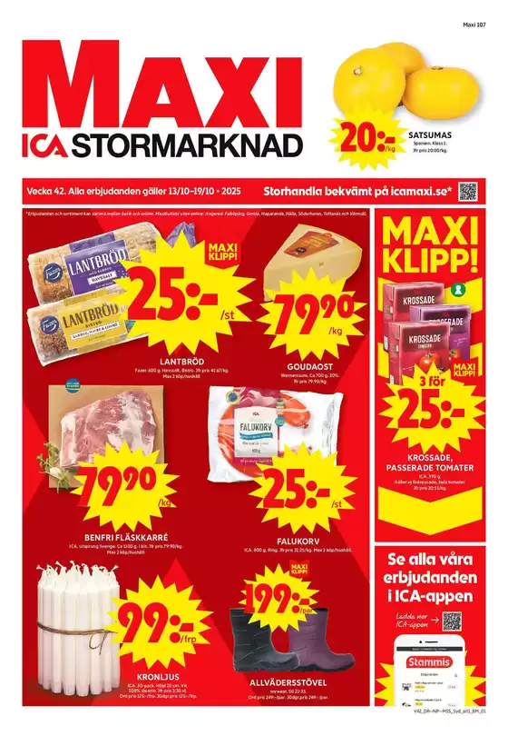 ICA Maxi reklamblad