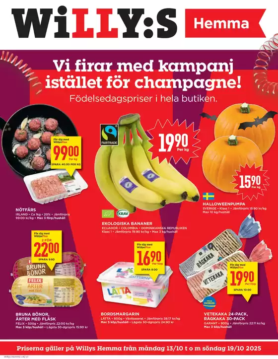 Willys-katalog i Sundbyberg | Willys Erbjudanden | 2025-10-13T00:00:00.000Z - 2025-10-27T00:00:00.000Z