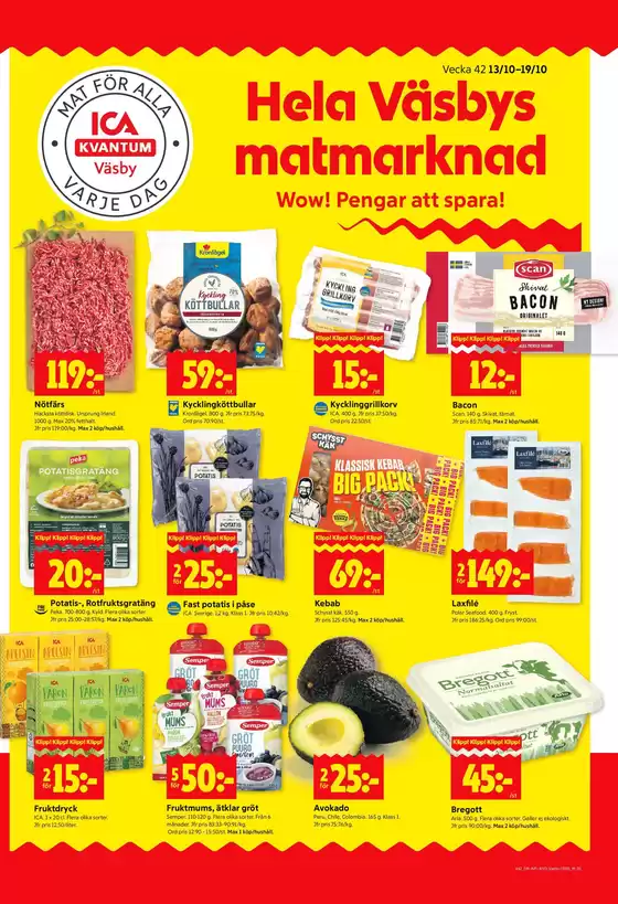 ICA Kvantum reklamblad