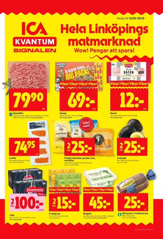 ICA Kvantum reklamblad