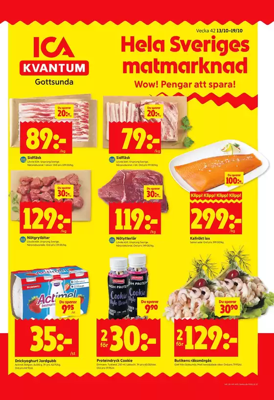 ICA Kvantum reklamblad