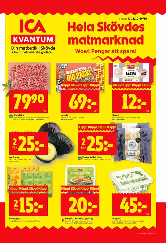 ICA Kvantum-katalog i Sundbyberg | Exklusiva deals och fynd | 2025-10-13T00:00:00.000Z - 2025-10-27T00:00:00.000Z