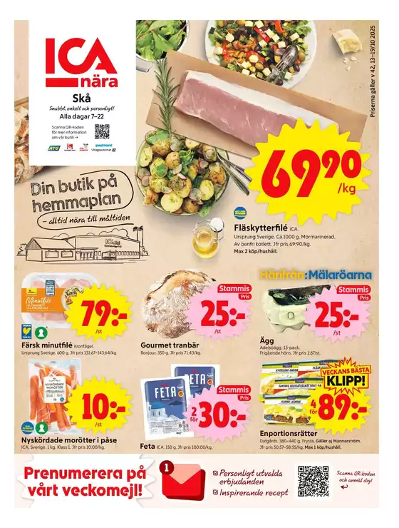 ICA Nära reklamblad