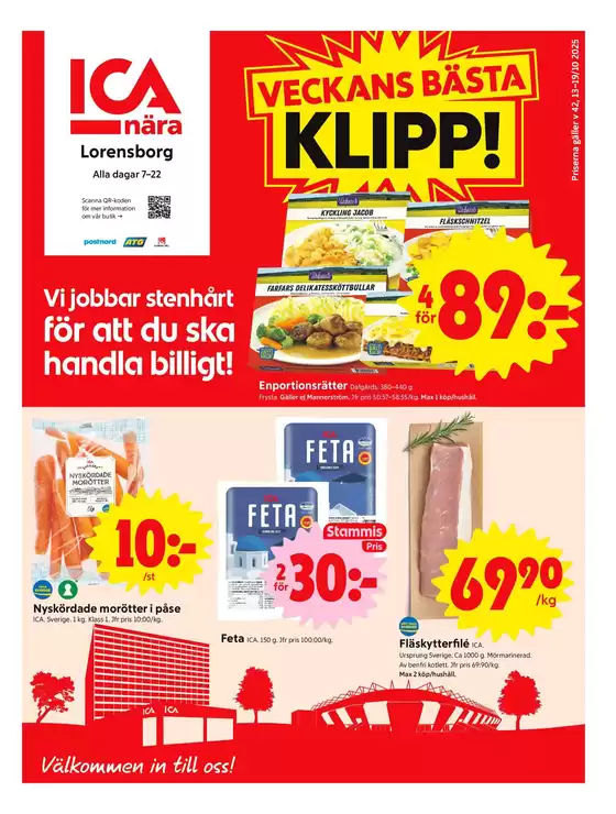 ICA Nära reklamblad