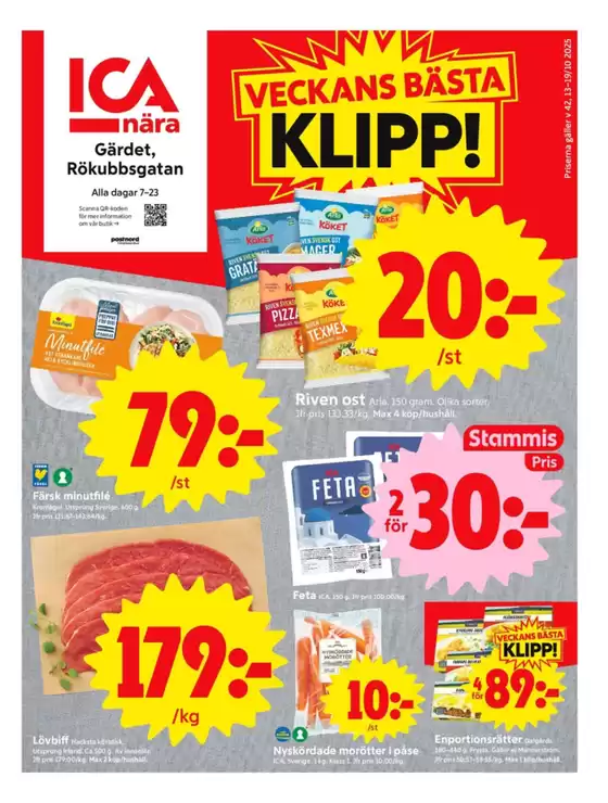 ICA Nära reklamblad