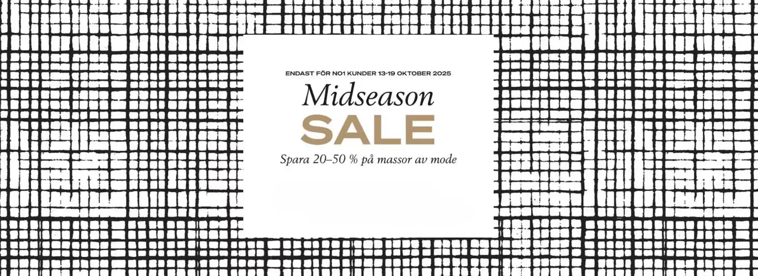 Spara 20-50% på massor av mode!