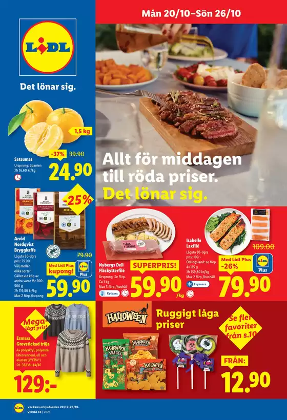 Lidl-katalog i Göteborg | ERBJUDANDEN VECKA 43 | 2025-10-20T00:00:00.000Z - 2025-10-26T00:00:00.000Z