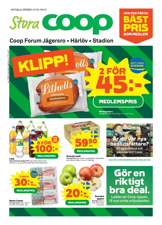 Coop Forum-katalog i Kungsbacka | Våra bästa erbjudanden för dig | 2025-10-14T00:00:00.000Z - 2025-10-28T00:00:00.000Z