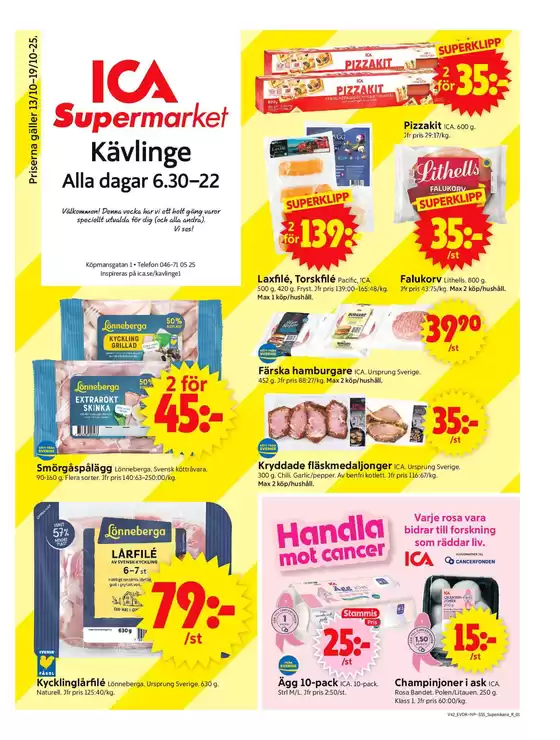 ICA Supermarket reklamblad