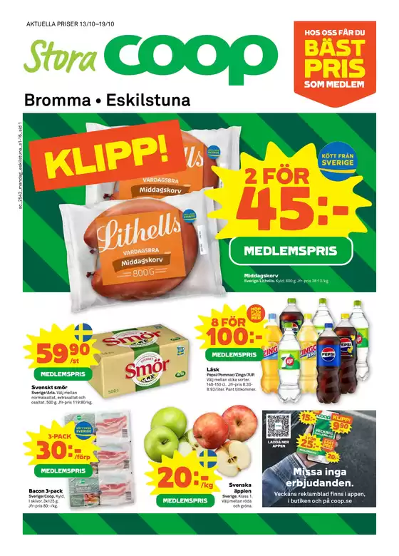 Stora Coop-katalog i Örebro | Fantastiskt erbjudande för fyndjägare | 2025-10-14T00:00:00.000Z - 2025-10-28T00:00:00.000Z