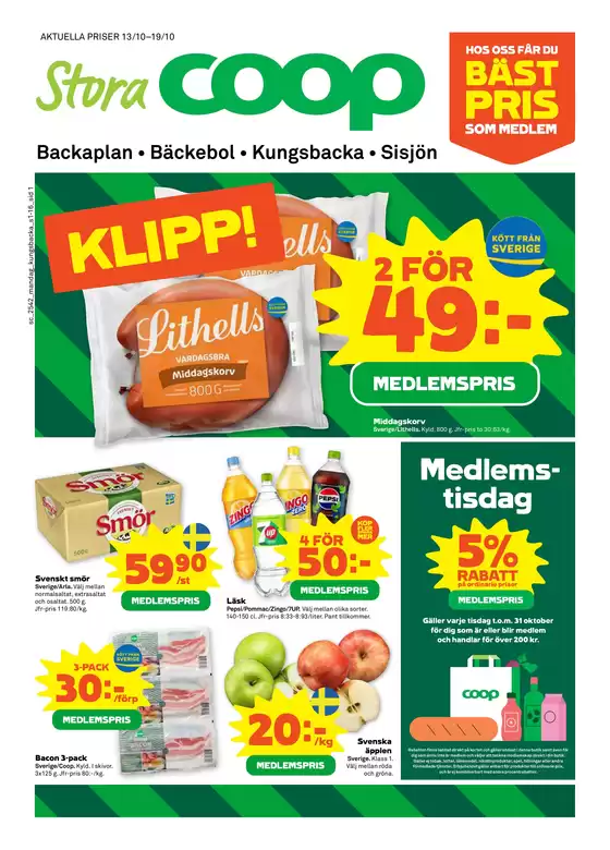 Stora Coop-katalog i Örebro | Aktuella specialerbjudanden | 2025-10-14T00:00:00.000Z - 2025-10-28T00:00:00.000Z