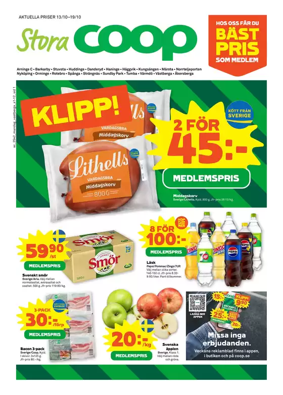 Stora Coop-katalog i Örebro | Specialerbjudanden för dig | 2025-10-14T00:00:00.000Z - 2025-10-28T00:00:00.000Z