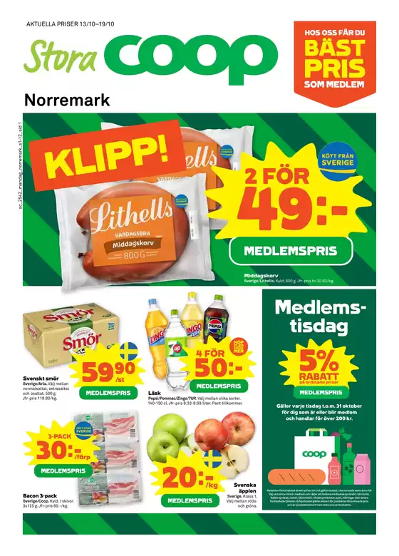 Stora Coop-katalog i Örebro | Stort urval av erbjudanden | 2025-10-14T00:00:00.000Z - 2025-10-28T00:00:00.000Z