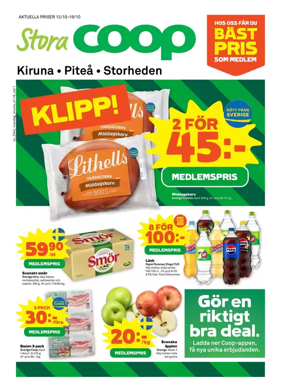 Stora Coop-katalog i Örebro | Spara nu med våra deals | 2025-10-14T00:00:00.000Z - 2025-10-28T00:00:00.000Z