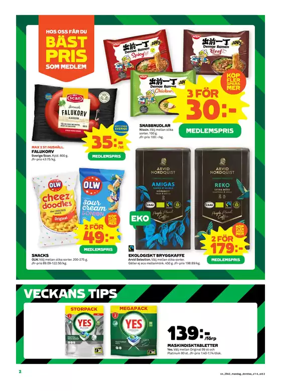 Coop reklamblad