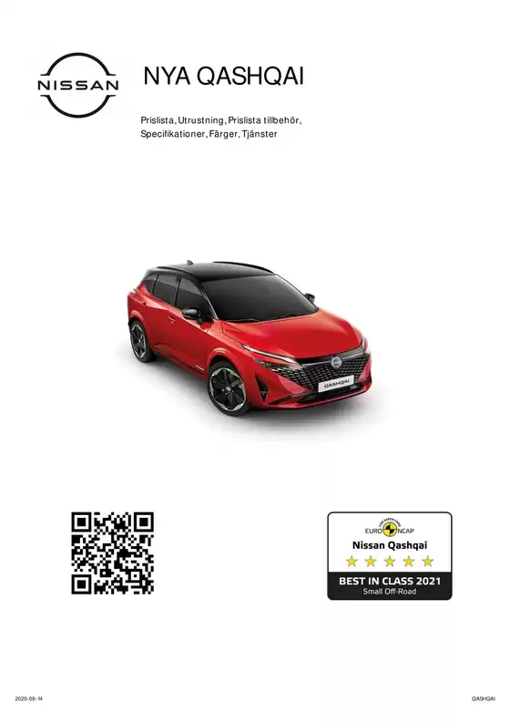 Qashqai Kundprislista MY24