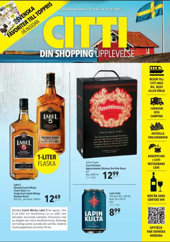Citti-katalog i Karlskoga | Citti din shopping upplevelse! | 2025-10-15T00:00:00.000Z - 2025-10-26T00:00:00.000Z