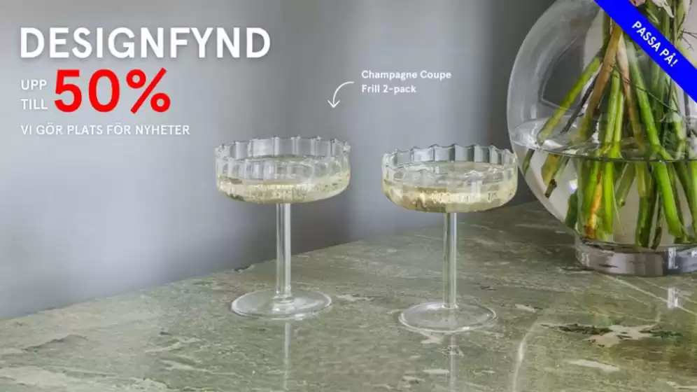 Upp till 50% vi gör plats för nyheter!