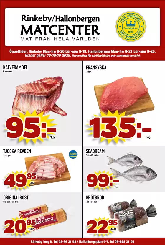 Veckans erbjudanden Matcenter