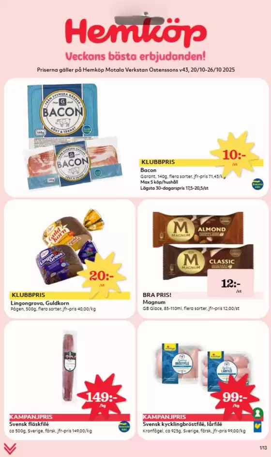 Östenssons-katalog | Hemköp! | 2025-10-17T00:00:00.000Z - 2025-10-26T00:00:00.000Z