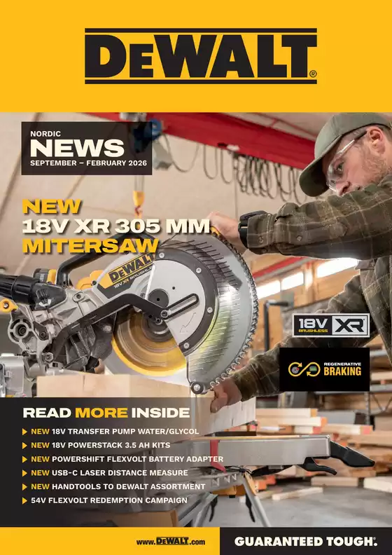 Dewalt-katalog i Umeå | Dewalt reklamblad | 2025-10-18T00:00:00.000Z - 2025-11-01T00:00:00.000Z