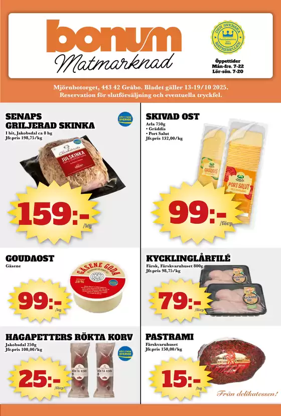 Bonum Matmarknad reklambad