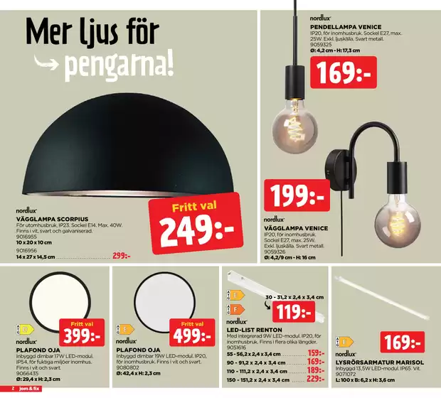 Jem&Fix reklamblad